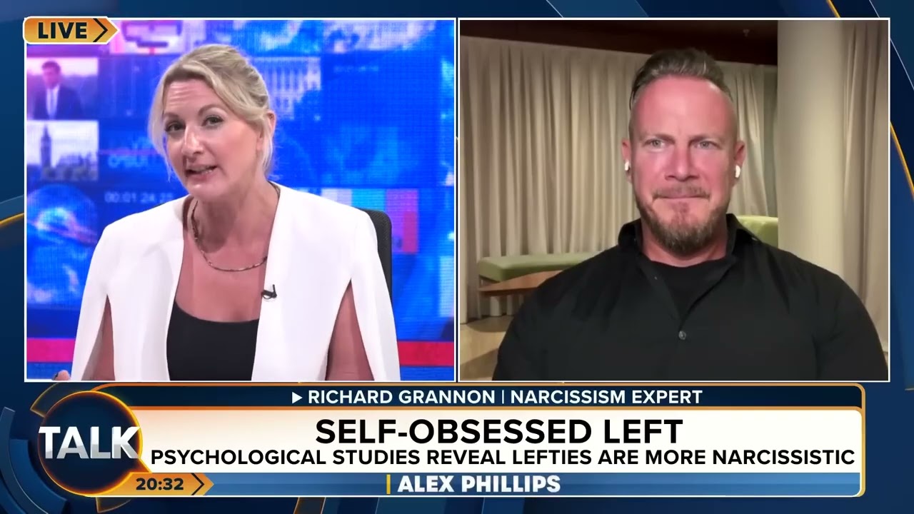 “Performative Displays Of Power”  Studies Reveal ‘Lefties’ Are More Narcissistic   TalkTV 1080p, h26