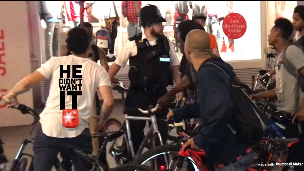 STOLE HIS BIKE BACK FROM THE POLICE!! *Critical Mass*
