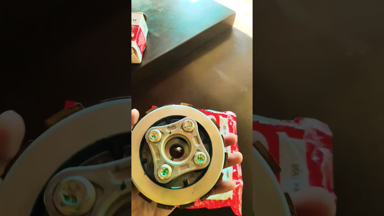 Honda shine BS-6 clutch plate assembly #bike #automobile #bikeproducts #honda #shine #shinebs6