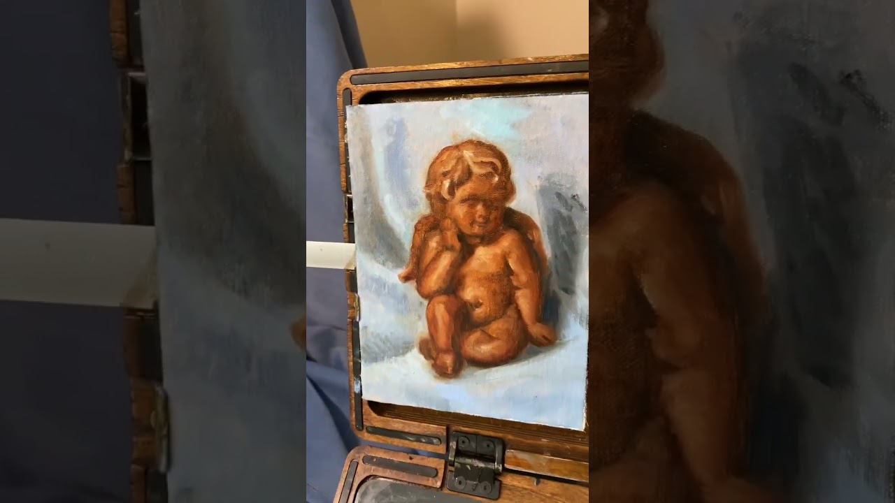 Angel Demo Soon#artclass #arttutorial #painting #art #stilllife #allaprima #modernart#artdemo #angel
