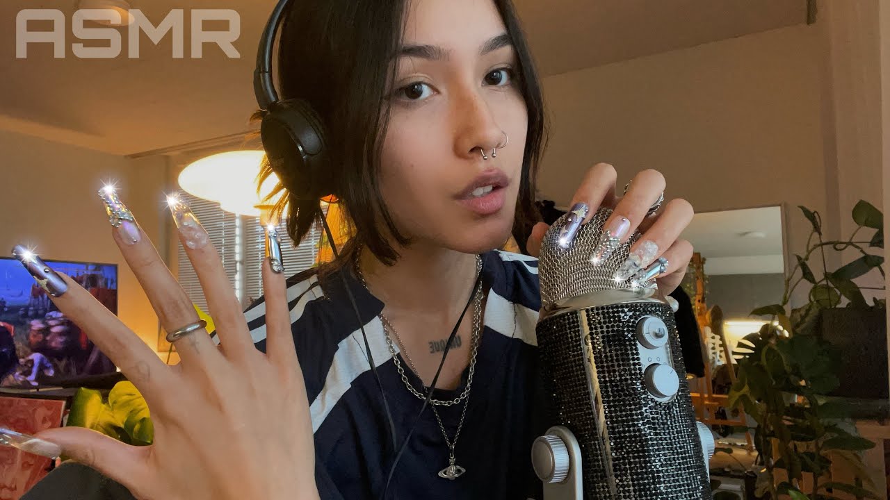 ASMR ☆ fast & aggressive trigger assortment (w/ long nails)