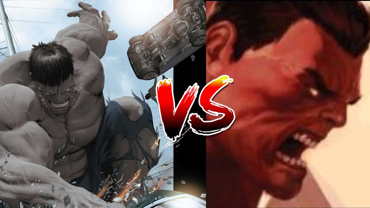 Ultimate Hulk (by joaolucashulk) vs Red Hulk (by acey) en mugen chars (pedido)