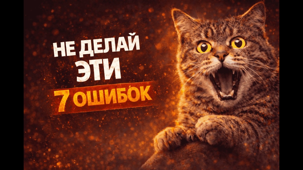 ХВАТИТ ЭТО ДЕЛАТЬ! 10 фатальных ошибок хозяев кошек