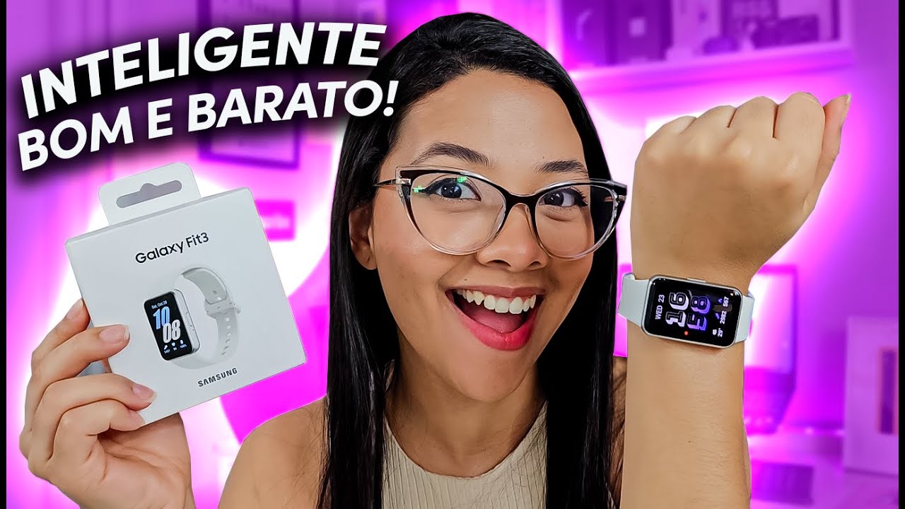 🔴 Galaxy Fit 3 É PRA VOCÊ? | Smartwatch bom e com muitas funcionalidades, minha experiência