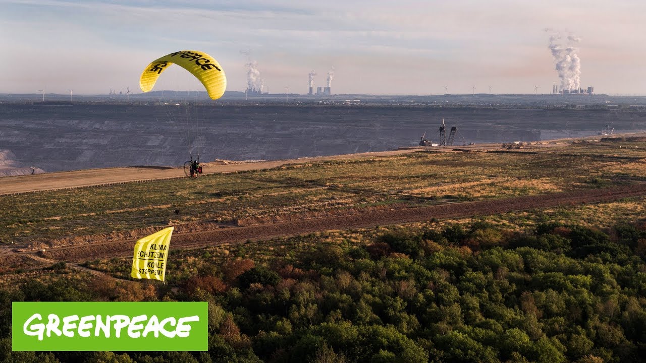 Mit dem Gleitflug &uuml;ber den Hambacher Forst
