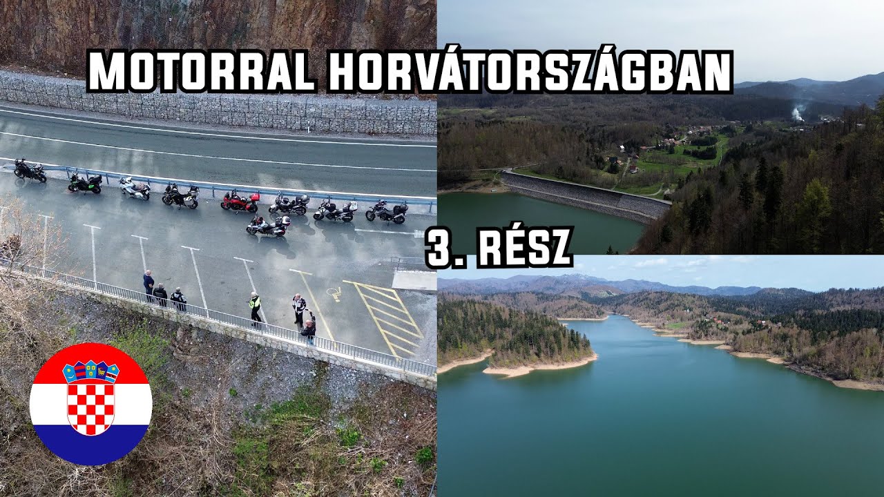 Motorral Horvátországban 🇭🇷 - @markicsaba | 3. rész | Jezero Lake - 1 motor, 5 nap, 1870 km! 🤩