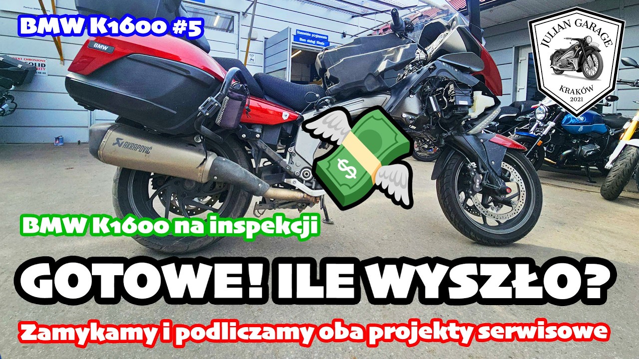 Motocykle poskładane a koszty podsumowane. Drogo? | Inspekcja BMW K1600 odc. 5