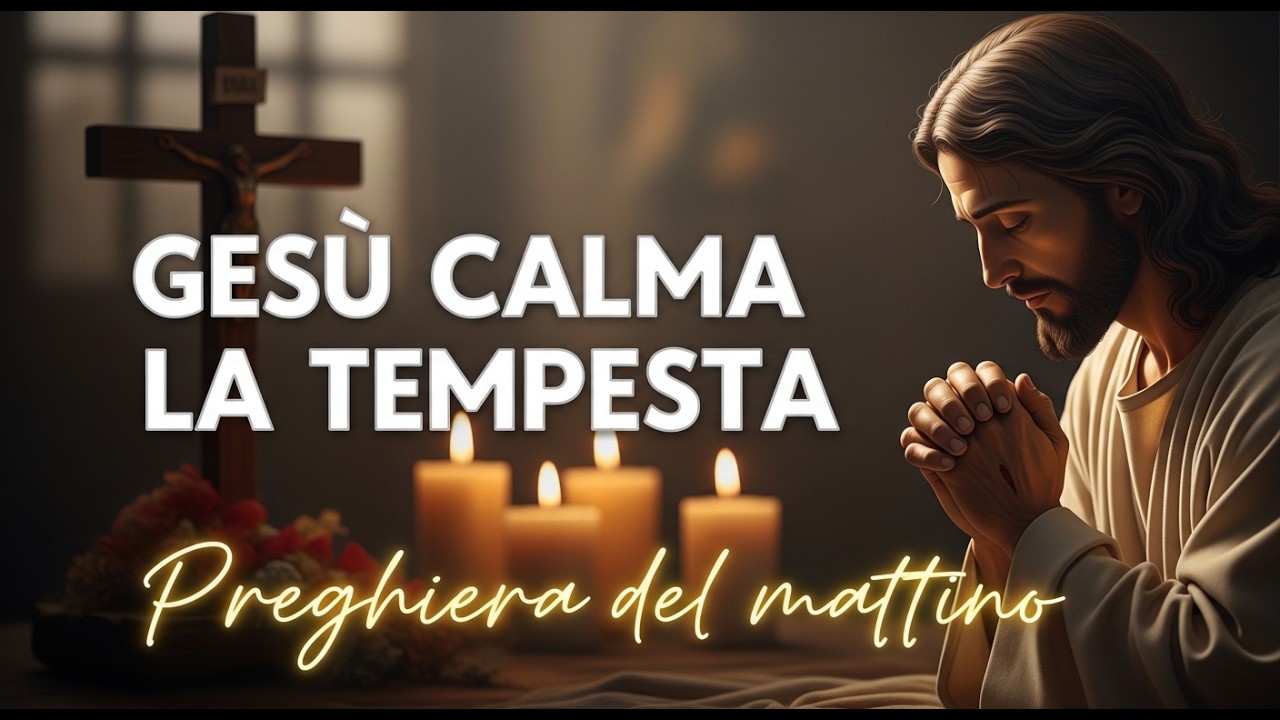 Gesù calma la tua tempesta Preghiera del Mattino