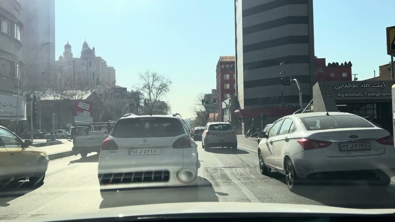Driving Tehran Daytime |Music | Keshavarz → Enghelab @MeysamKardi 