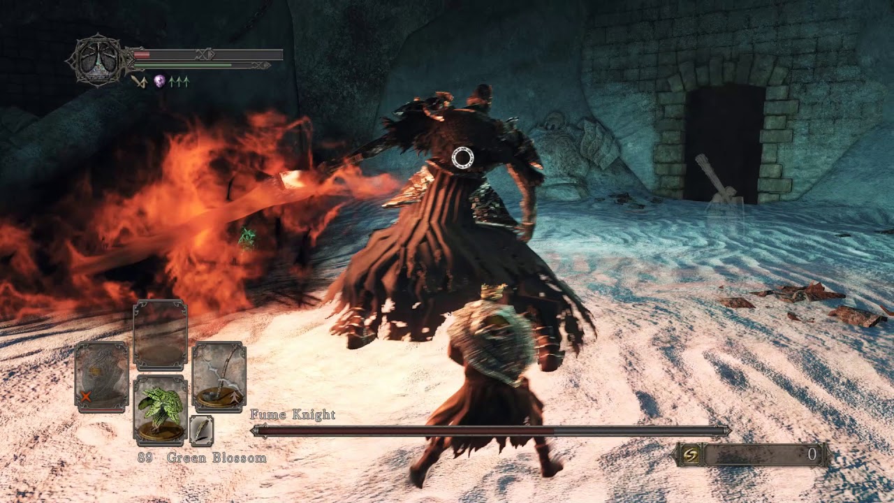 Dark Souls 2 Fume Knight SL1 NG+7 CoC Broken Ladle kill