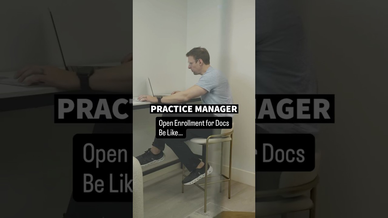 Open enrollment for docs be like...