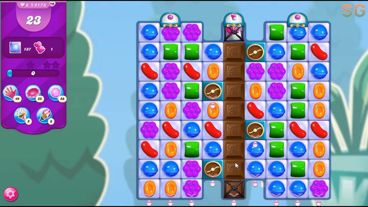 Candy Crush Saga Level 2178 (No Boosters)
