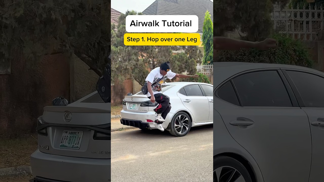 Airwalk Tutorial ✅🔥 #airwalk #shorts #slickback #usa #airwalkchallenge #chickenfeet