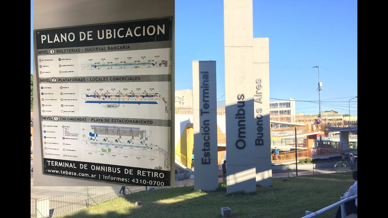 RETIRO - Terminal de BUSES | Viajar en MICRO a/desde Buenos Aires, Argentina | Transporte AMBA