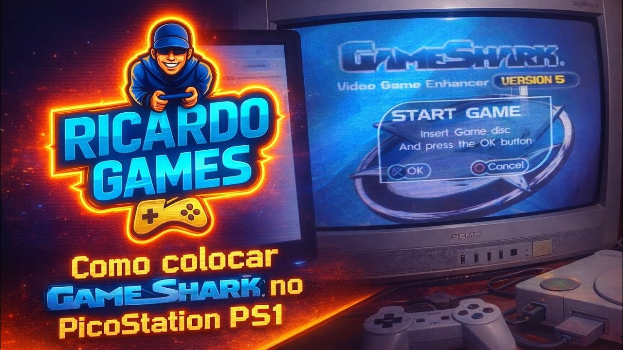 Como colocar Game Shark no PicoStation