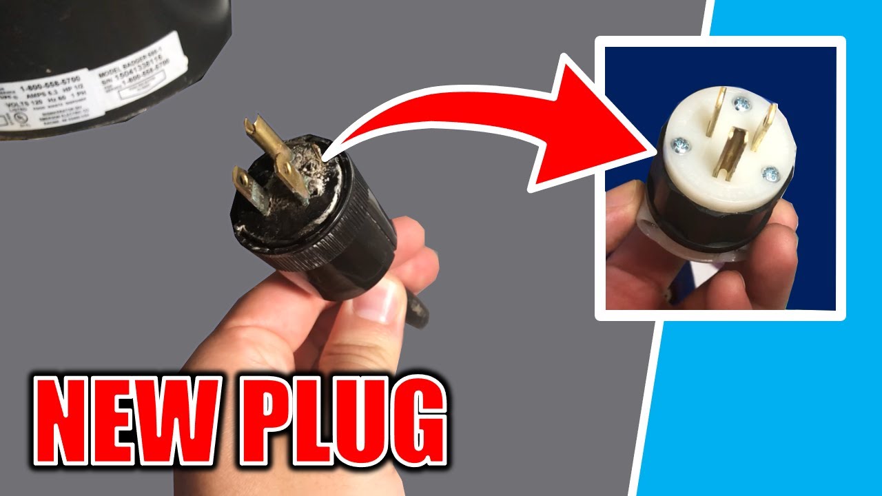 how to replace a plug on a cord