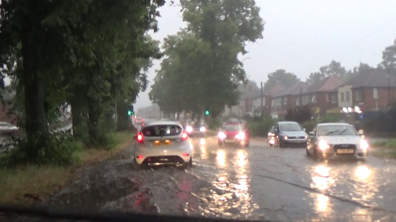 1st August 2024 - Torrential storms around Leicestershire