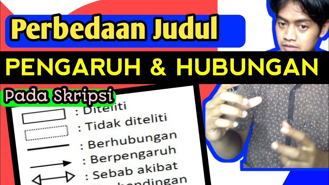 PERBEDAAN JUDUL PENGARUH & HUBUNGAN PADA PENELITIAN -Skripsi Cepat Part 31