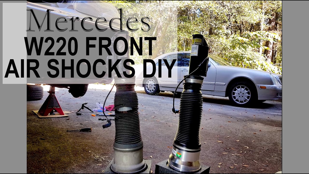 Mercedes W220 S500 S430 Front Airmatic Shocks DIY
