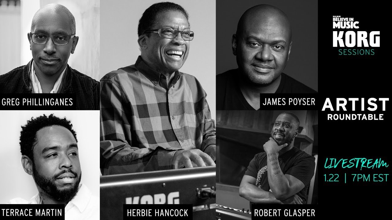 KORG Roundtable: Herbie Hancock, Greg Phillinganes, James Poyser, Terrace Martin, Robert Glasper