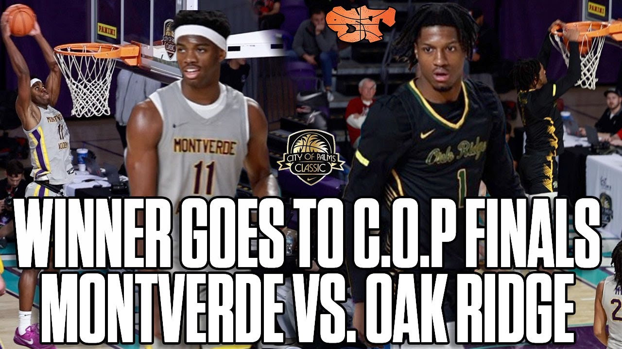 CJ Ingram vs. Jamier Jones WINNER GOES TO CITY OF PALMS FINALS !!! Montverde vs. Oak Ridge