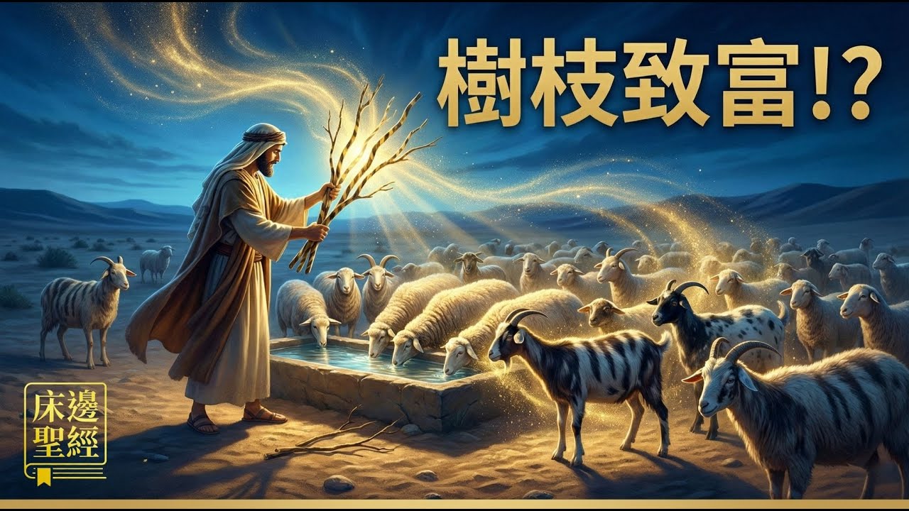 幾根樹枝竟能換來驚人財富？當神出手，連自然規律都會為你轉彎！｜床邊聖經｜創世記 Ch.30:25-43 神要翻轉你的乾枯，化詛咒為祝福