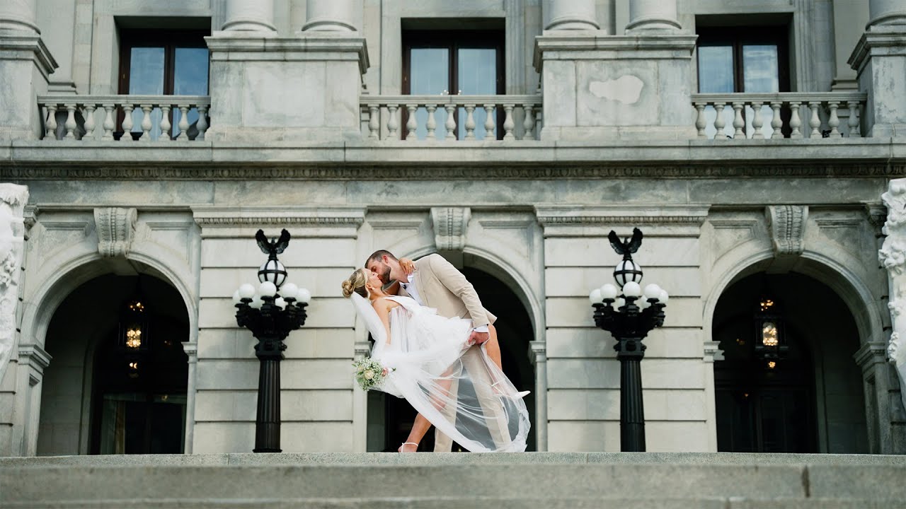 An Intimate Pennsylvania State Capitol Elopement | Allie + Zach