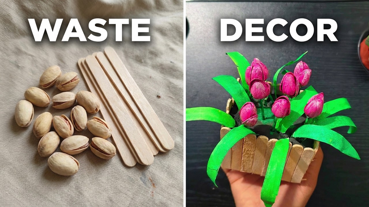 Easy School Craft: How to Make Mini Tulips at Home | The Glowing Rainbow