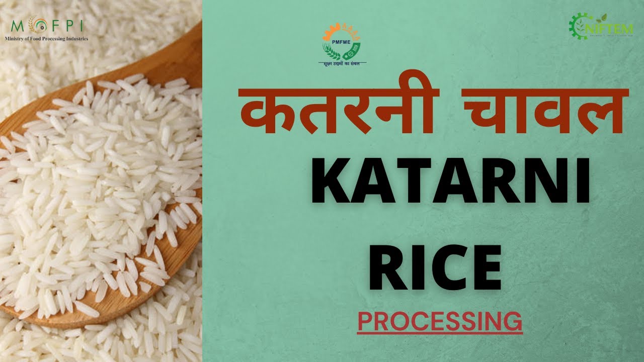 KATARANI RICE PROCESSING I कतरनी चावल I NIFTEM -PMFME SCHEME