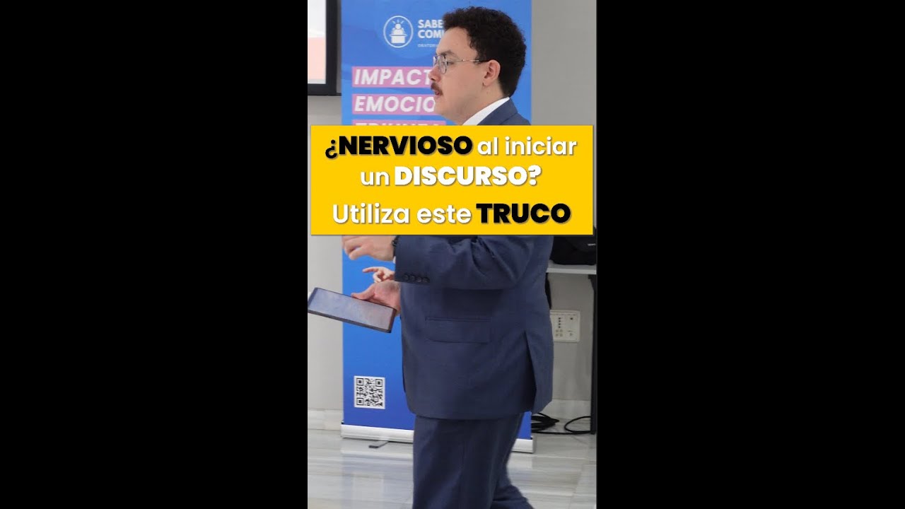 Nervios al iniciar un discurso, utiliza este truco - Hablar en p&uacute;blico