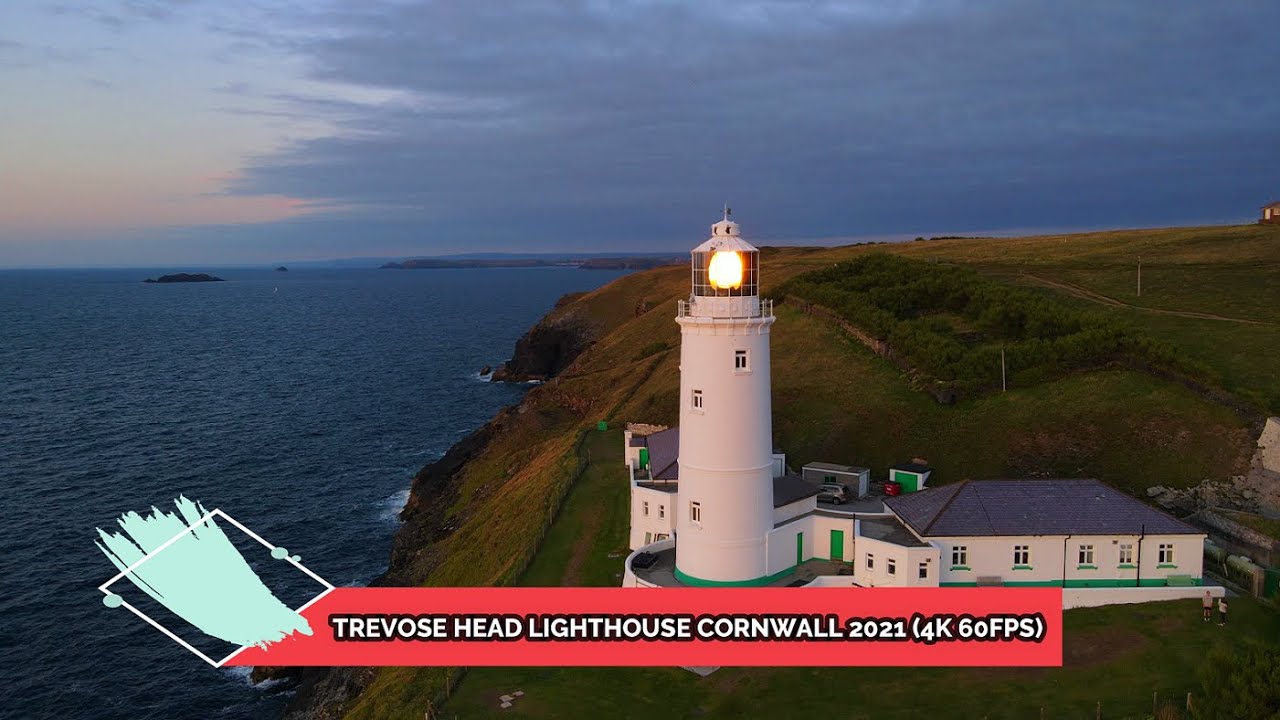 Trevose Head Lighthouse Cornwall 2021 (4k 60 fps)