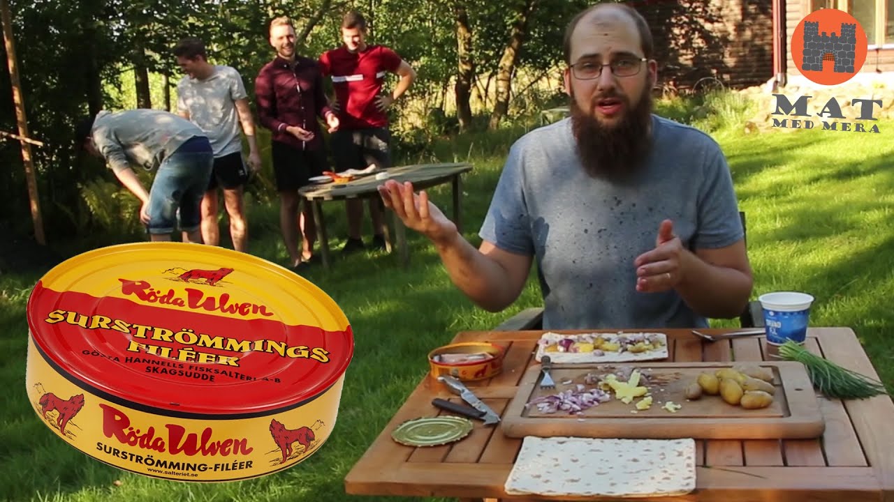 Surströmmingsrulle! | Surströmming som det SKA ätas | Mat Med Mera