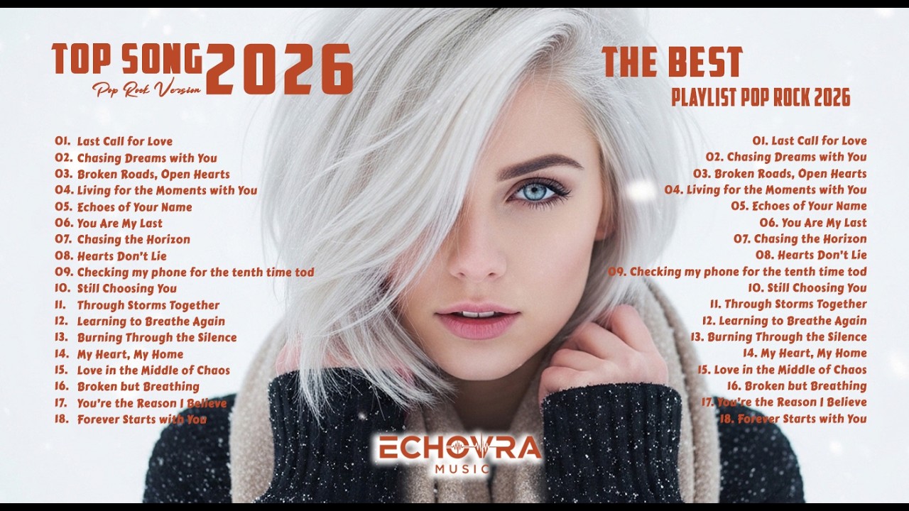 Top Pop Rock Songs 2026 🎸 Viral Pop Rock Hits | Ultimate Pop Rock Playlist – Echovra Music