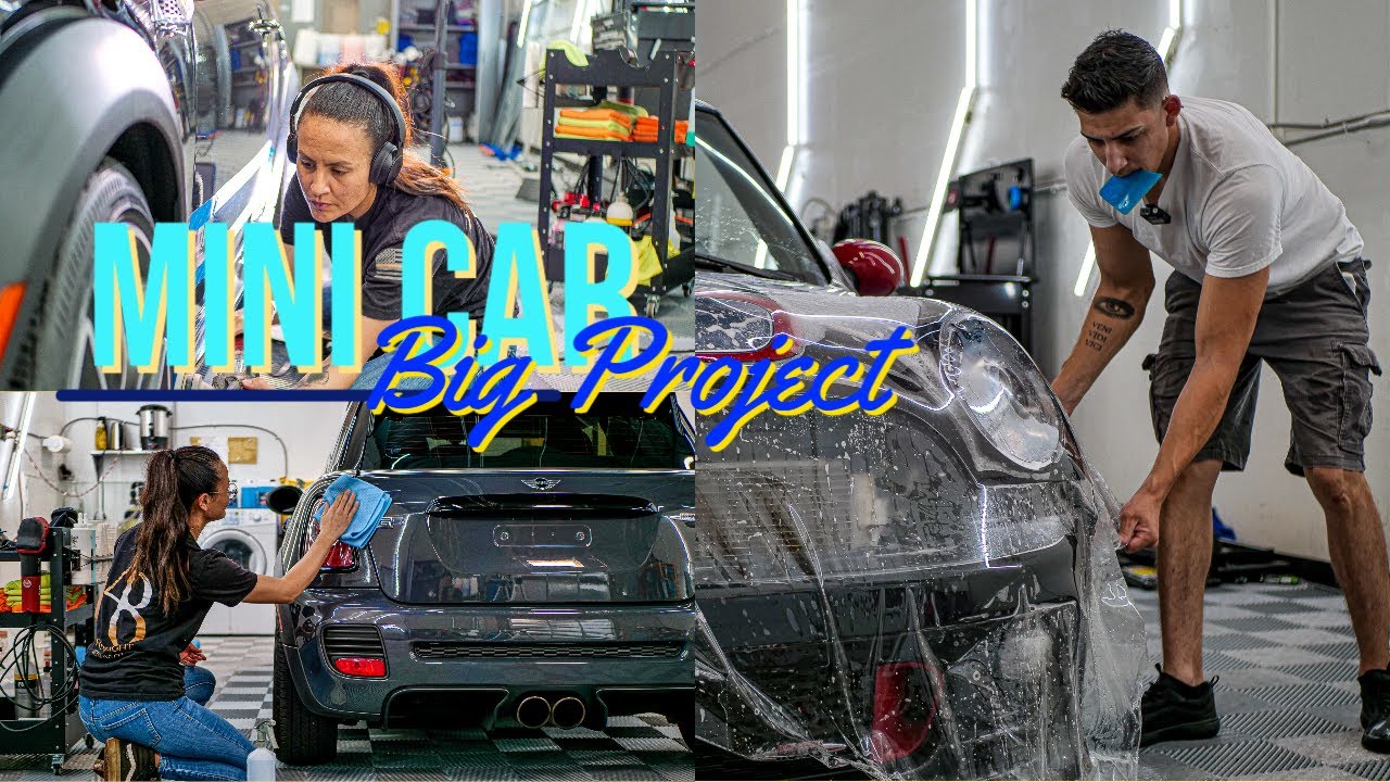 Реставрация редкого Mini Cooper GP! Как установить PPF на капот