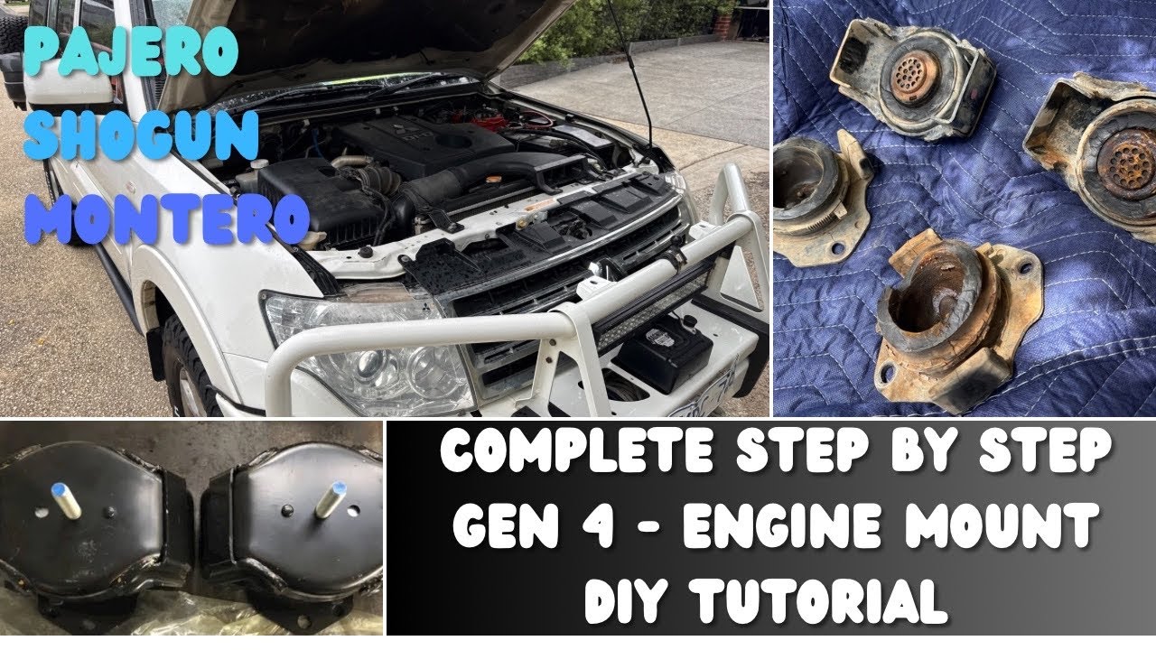 Mitsubishi Pajero/Montero/Shogun Gen 4 Engine Mount Replacement | Complete Step by Step DIY Guide