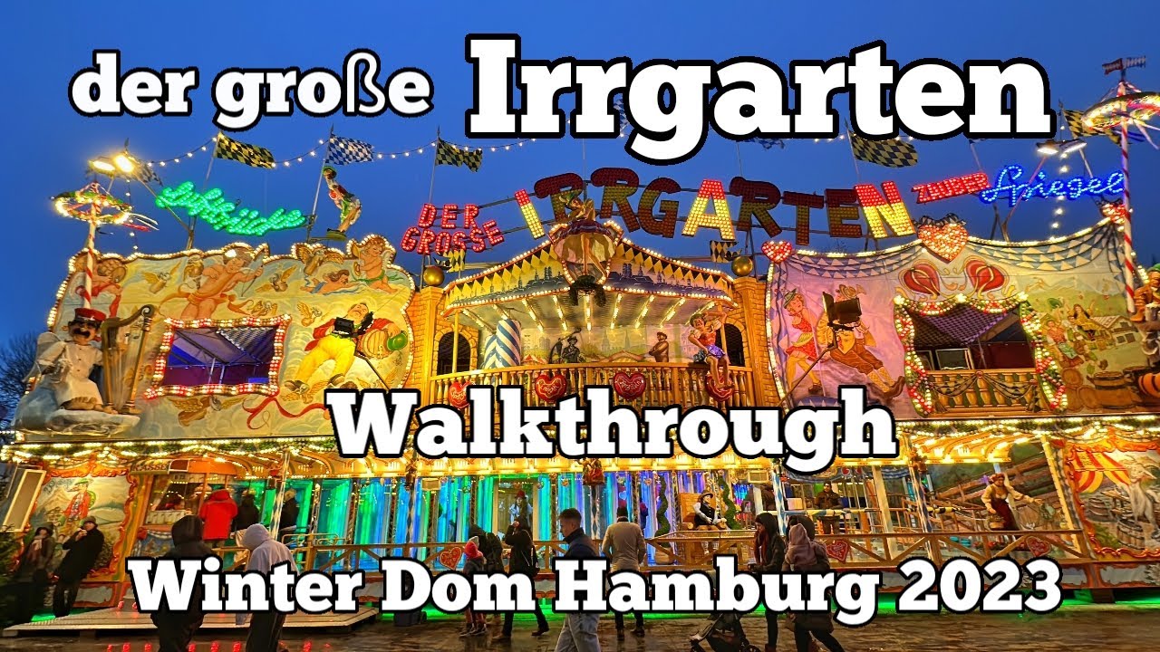 ⁴ᴷ der große Irrgarten - Rasch - Walkthrough | Winter Dom Hamburg 2023