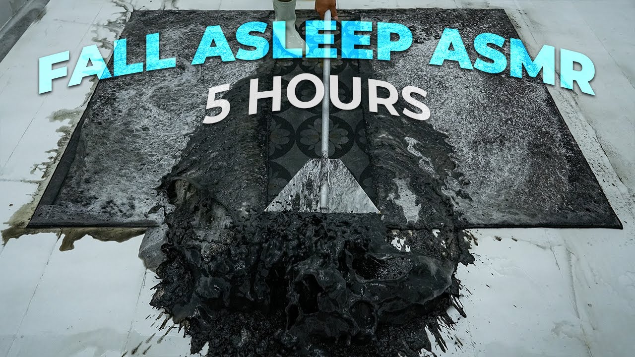 For Deep Sleep: 5 Hours Summary Of ASMR Carpet Cleaning - ASMR Ear Cleaning - Stress Relief
