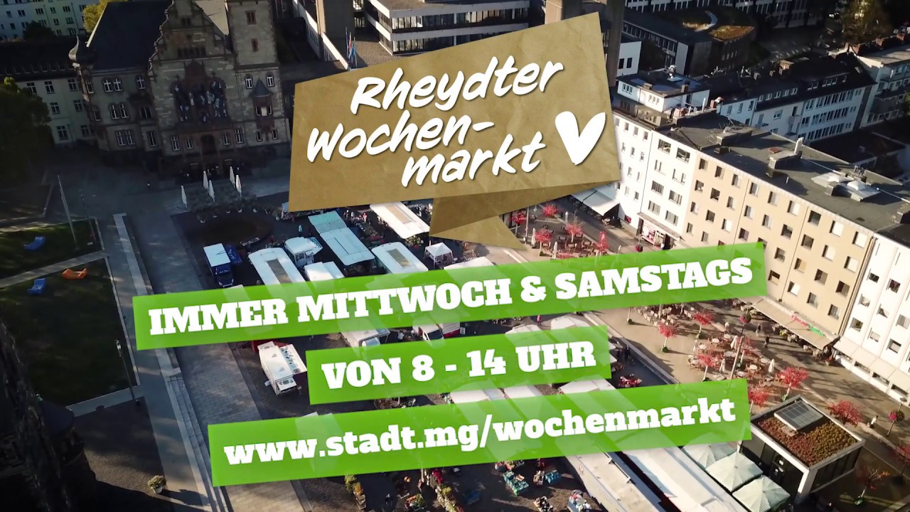 Hier wird einkaufen zum Erlebnis - Der Wochenmarkt in Rheydt!