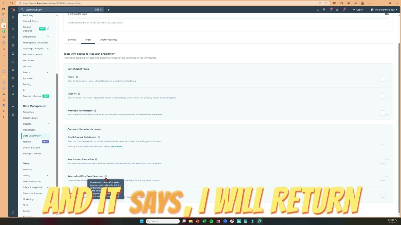 How to Use AI to Automatically Enrich Your CRM With Data from One-to-One Emails in HubSpot