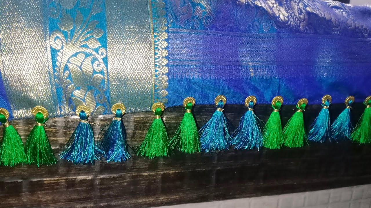 Simple, Quick and Easy Saree Gonde - 2 | Saree Kuchu | Tassels