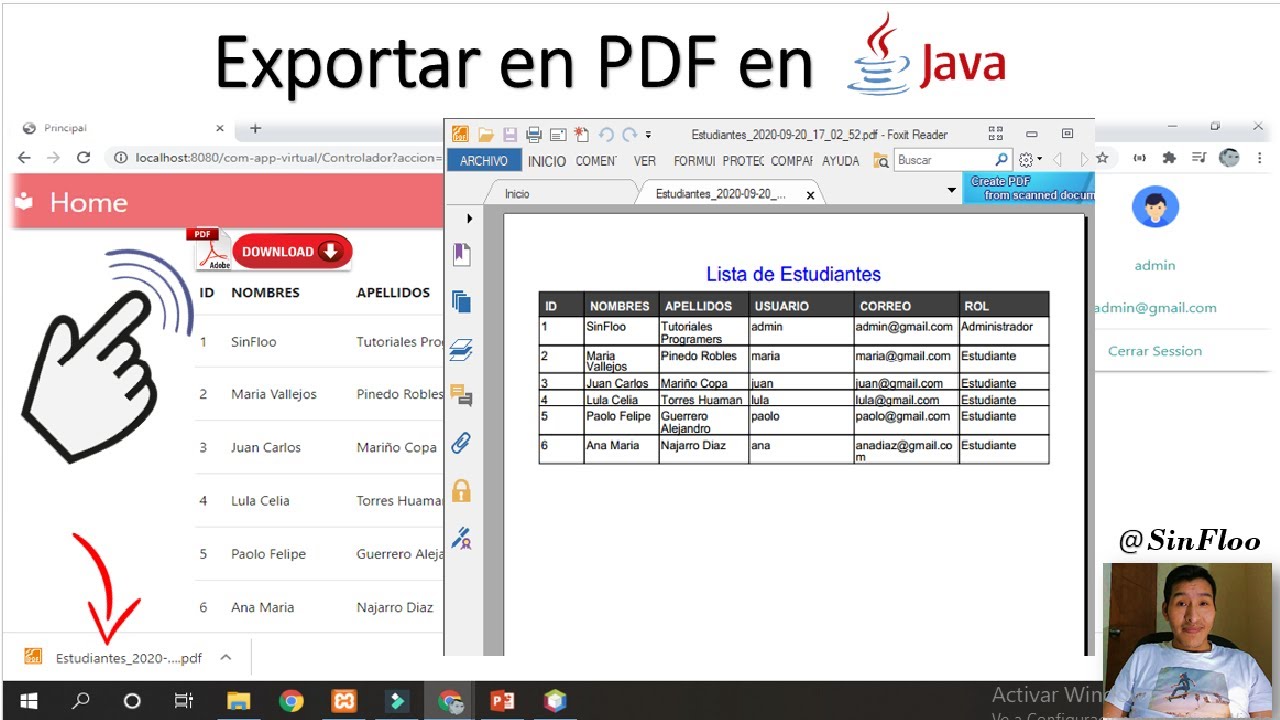 Como exportar en PDF en Java