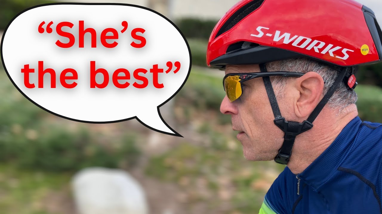 Older Male Cyclists discuss their Wives