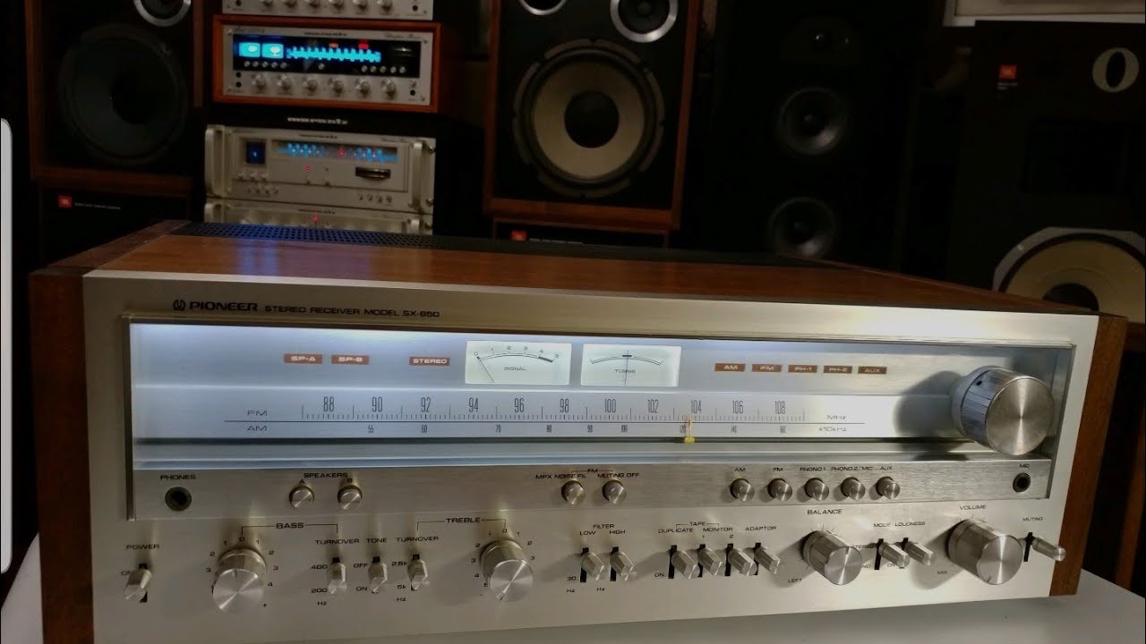 Pioneer SX-850 Demo - Sony SSU-4000 - Pink Floyd