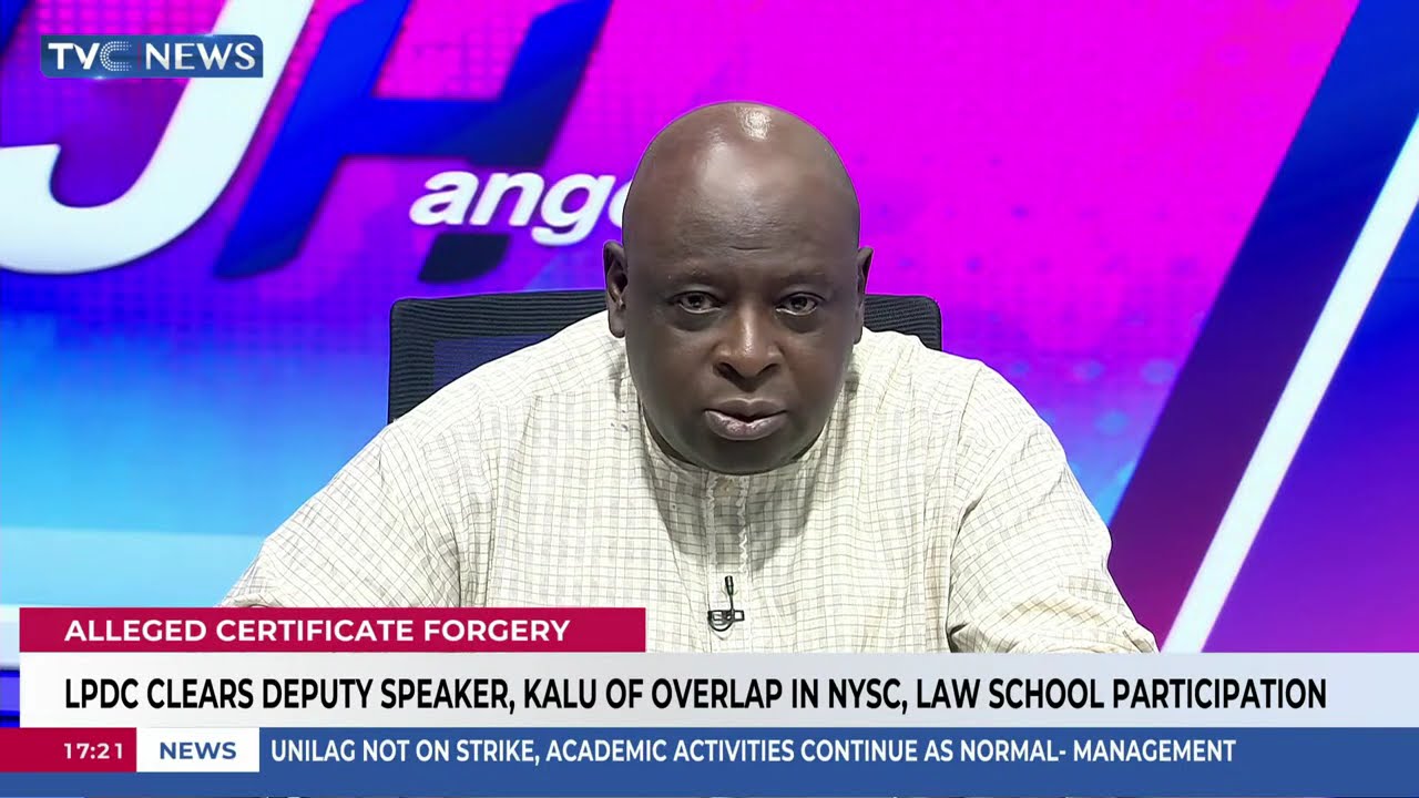 LPDC Clears Reps Deputy Speaker Kalu Of Overlap In NYSC, Law School Participation