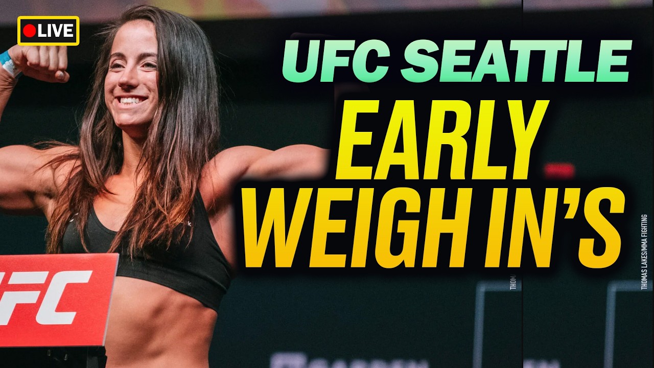 🔴UFC Seattle Early Weigh-Ins - Israel Adesanya vs. Joe Pyfer