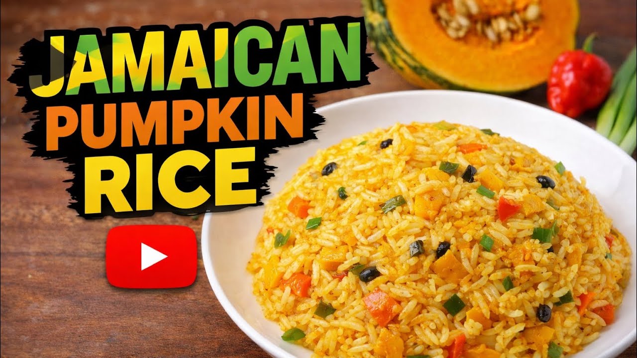 Jamaica Pumpkin Rice So delicious | quick & easy Ready under 30 minutes 