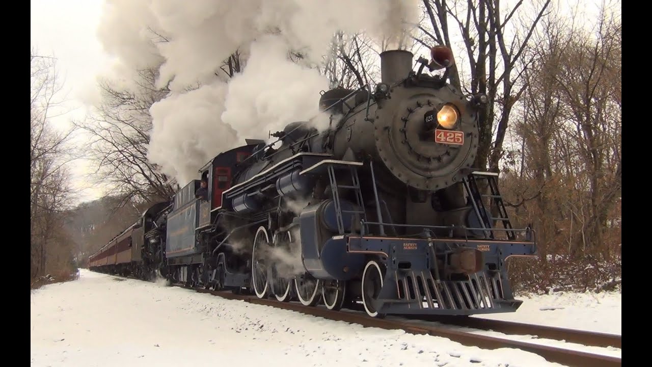 R&N 425 and CNJ 113: Historic Steam Journeys Through Anthracite Country