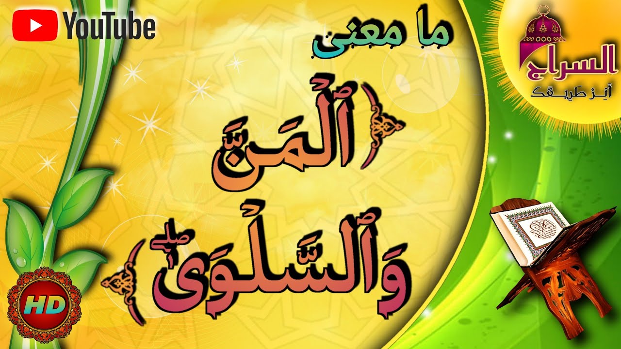 هل تعلم ما هو المن والسلوى؟ تفسير المن والسلوى في القرآن