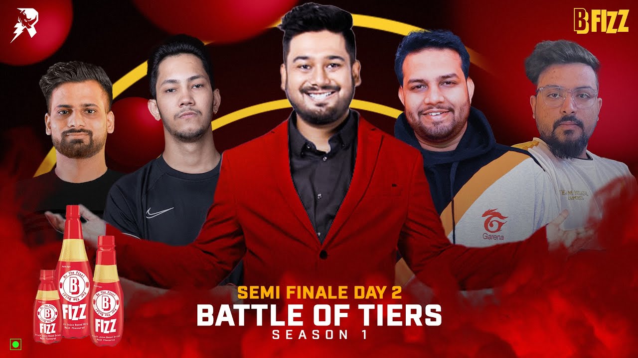 Battle of Tiers | Semi Finals 2 powered by B Fizz - Garena Free Fire #totalgaming #gyangaming