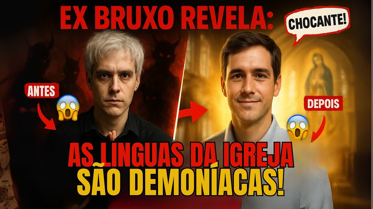 EX BRUXO FAZ REVELAÇÃO CHOCANTE: AS LÍNGUAS QUE ELES FALAM NA IGREJA SÃO A LÍNGUA DO DEMÔNIO!